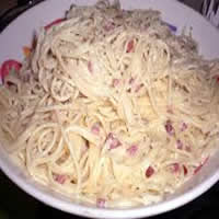 Carbonara soslu Makarna